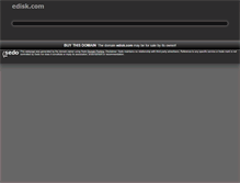 Tablet Screenshot of edisk.com