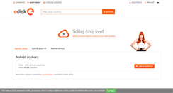 Desktop Screenshot of edisk.cz
