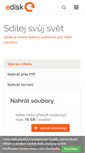 Mobile Screenshot of data.edisk.cz