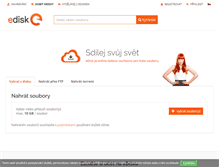 Tablet Screenshot of data.edisk.cz